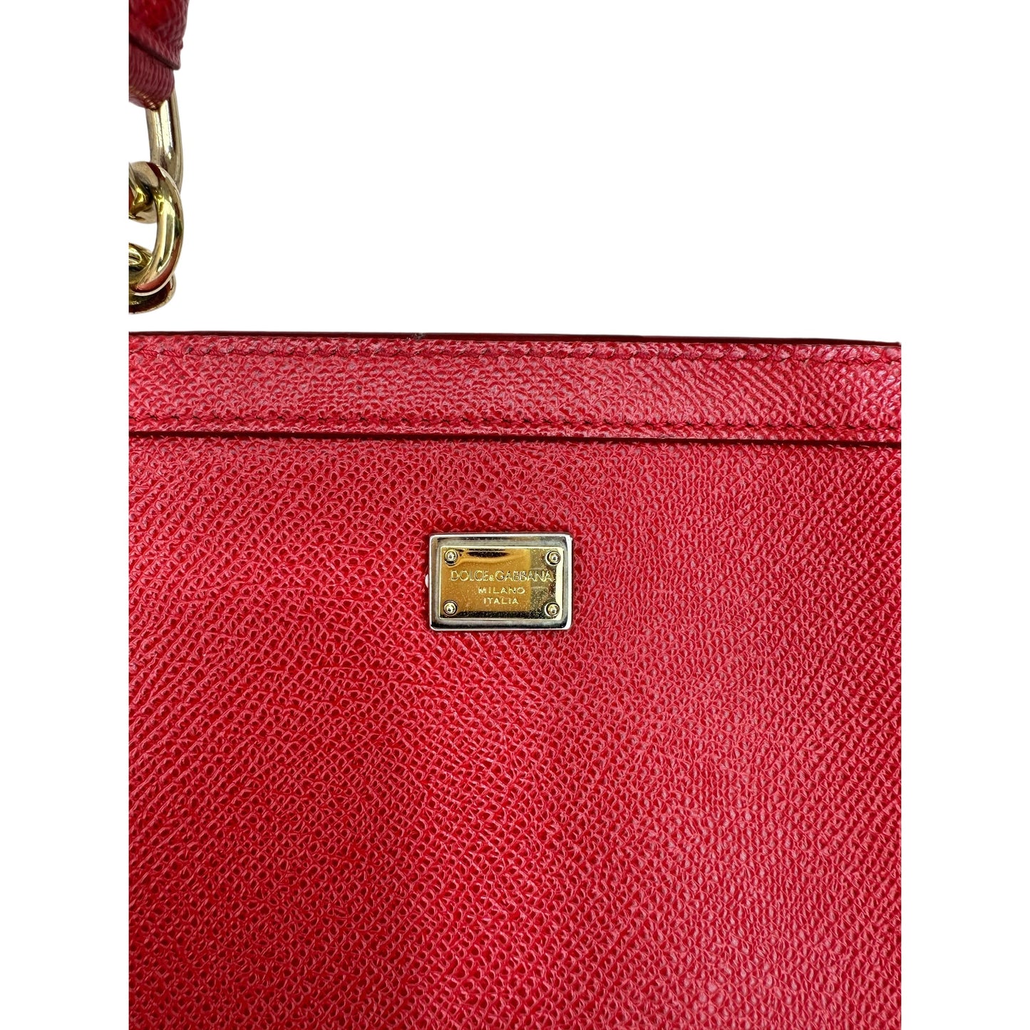 Dolce&Gabbana Red Sicily Bag