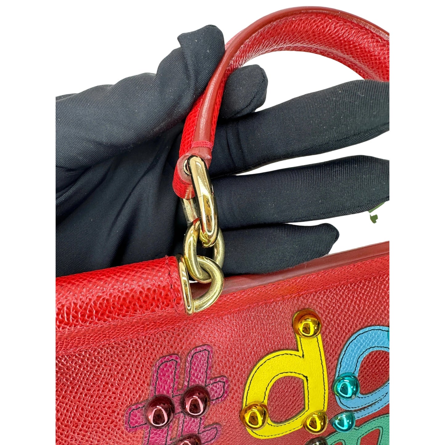 Dolce&Gabbana Red Sicily Bag