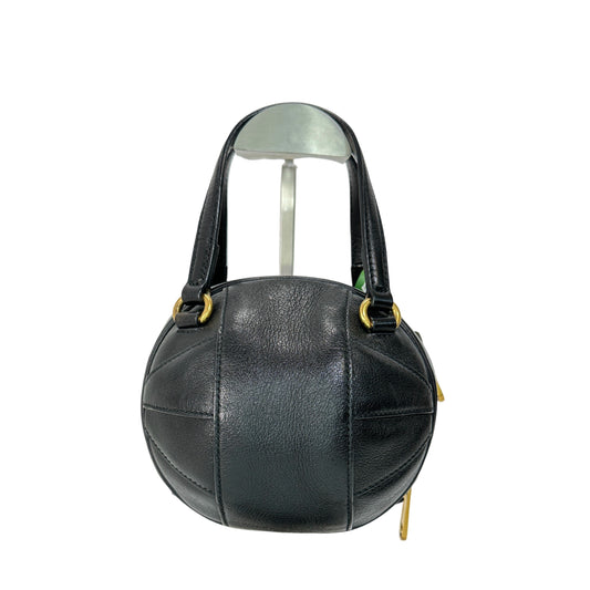 GUCCI Energy Mini Tifosa Basketball Shaped Shoulder Bag Black