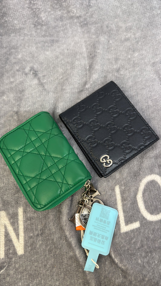 Dior and Gucci 2wallets
