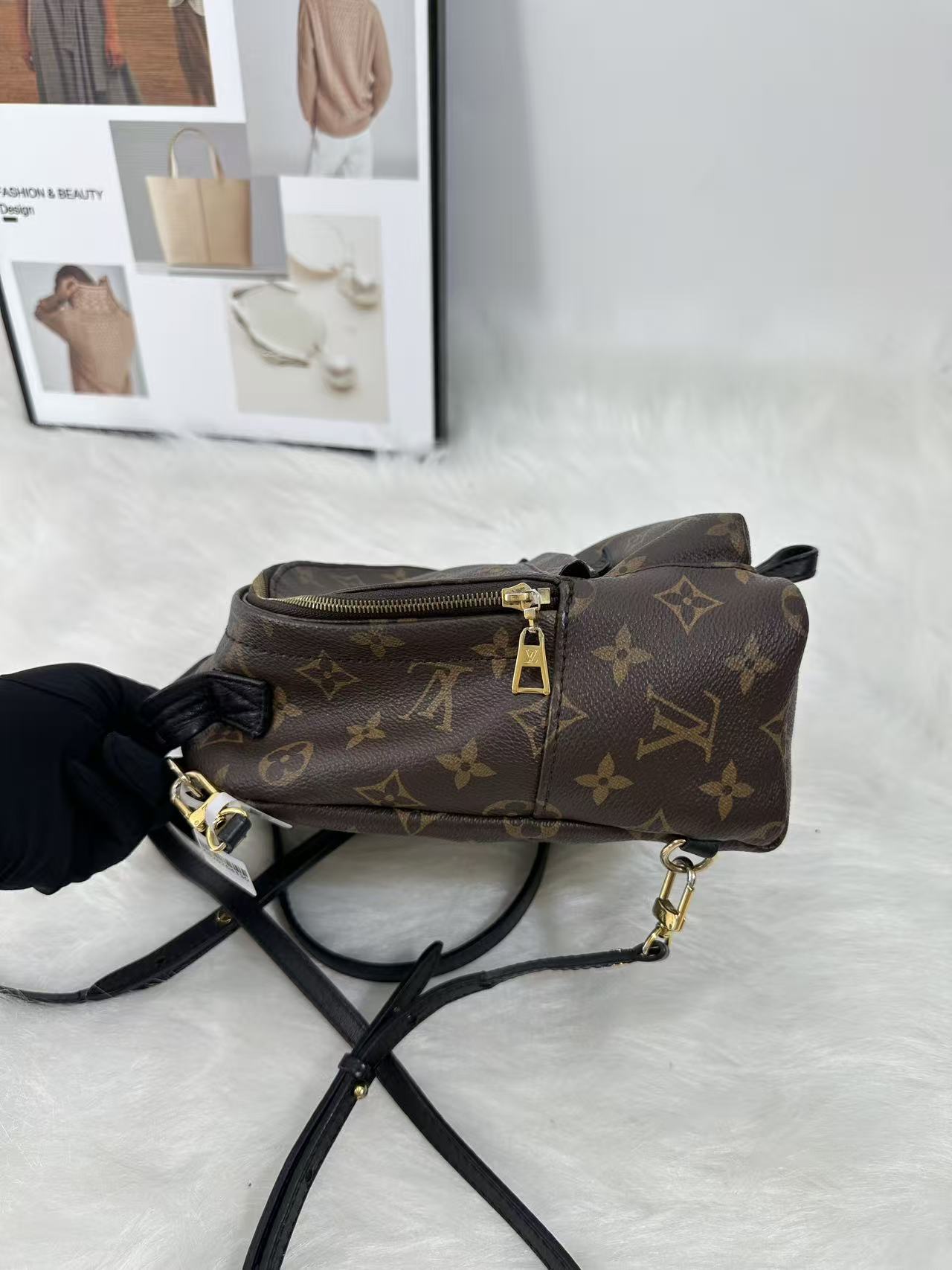 LV backpack and LV tote bag