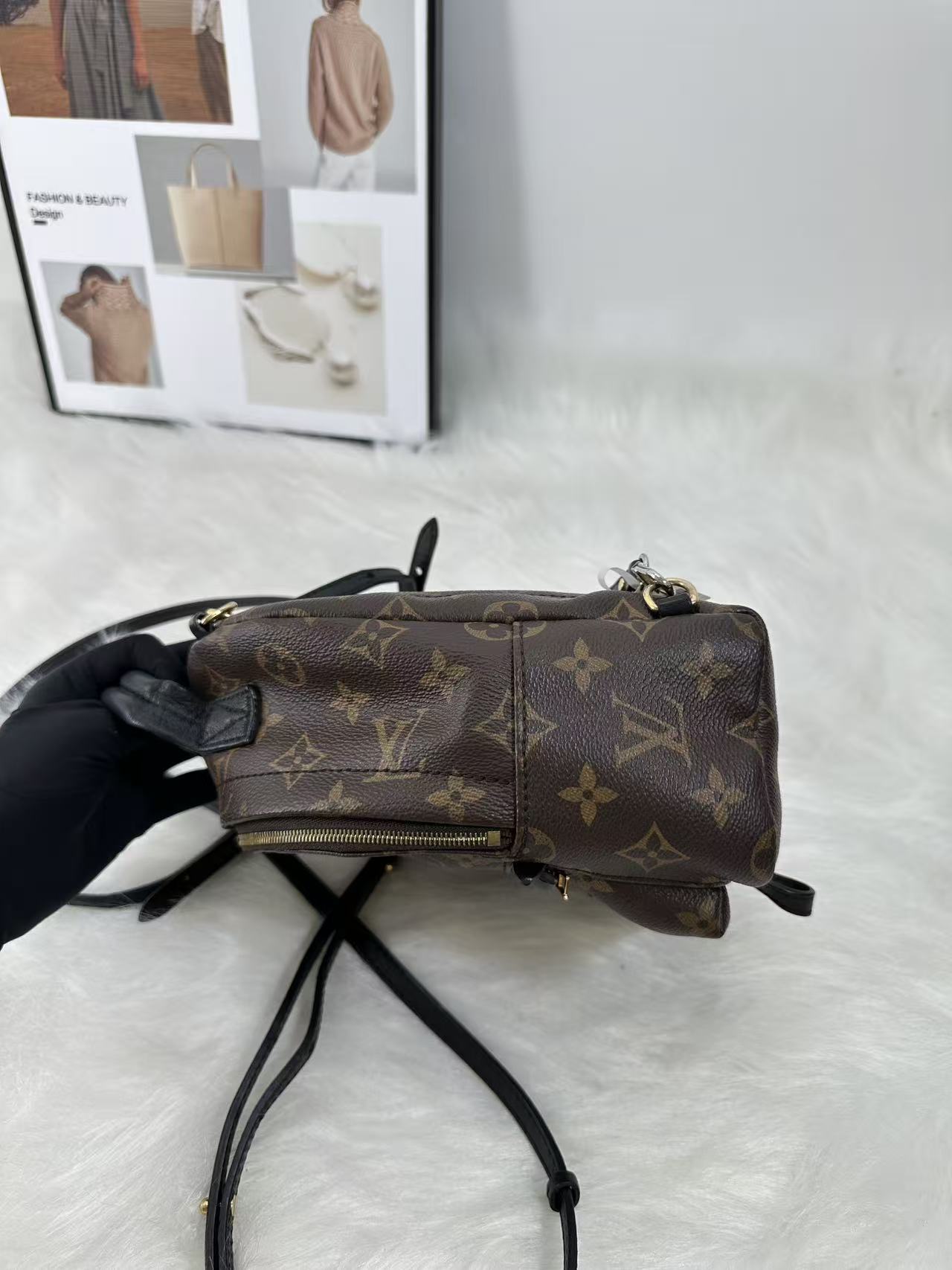 LV backpack and LV tote bag