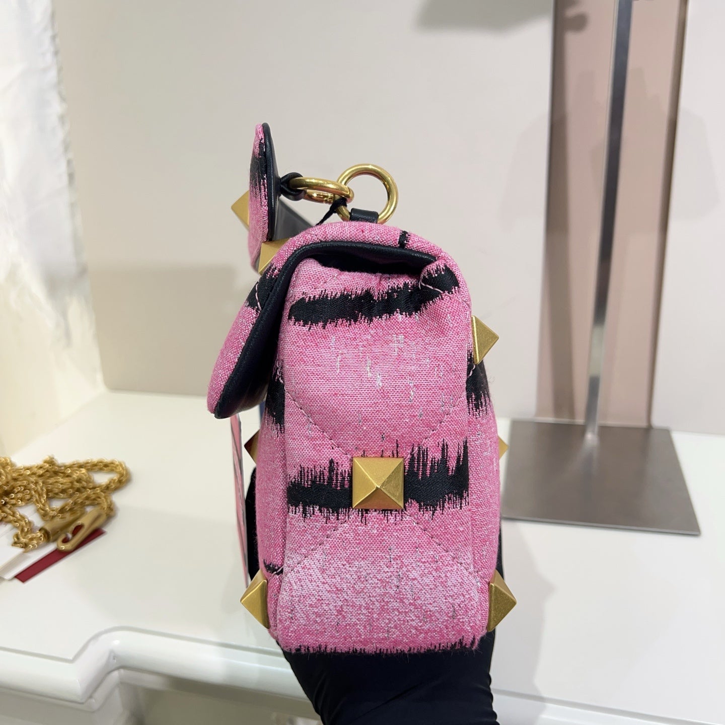 Dior + pink valentino +blue Valentino 3bags