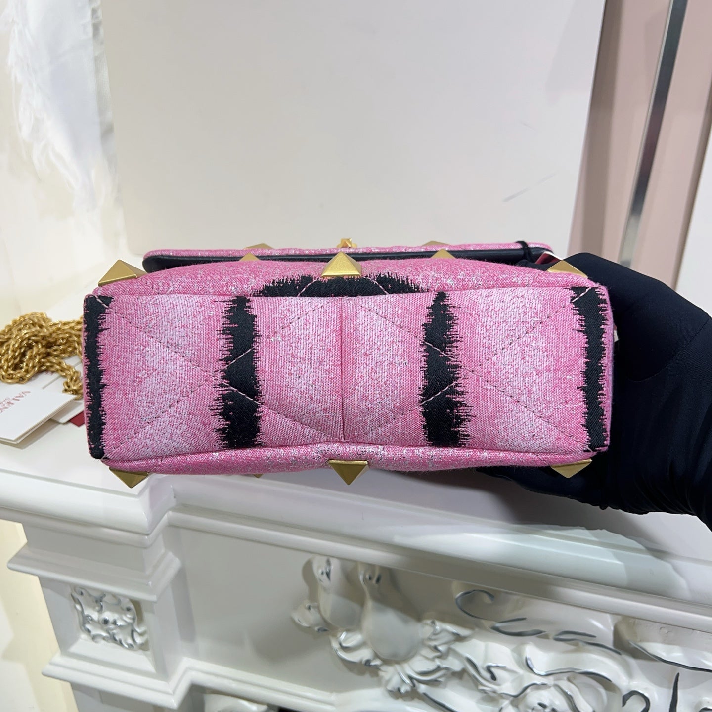 Dior + pink valentino +blue Valentino 3bags
