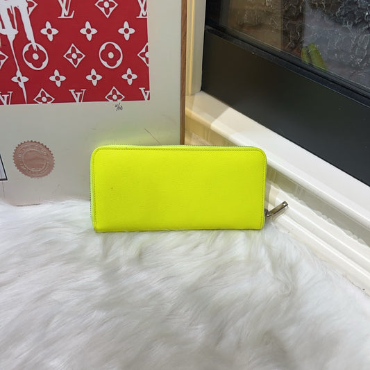 YSL yellow wallet
