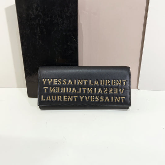 YSL black wallet