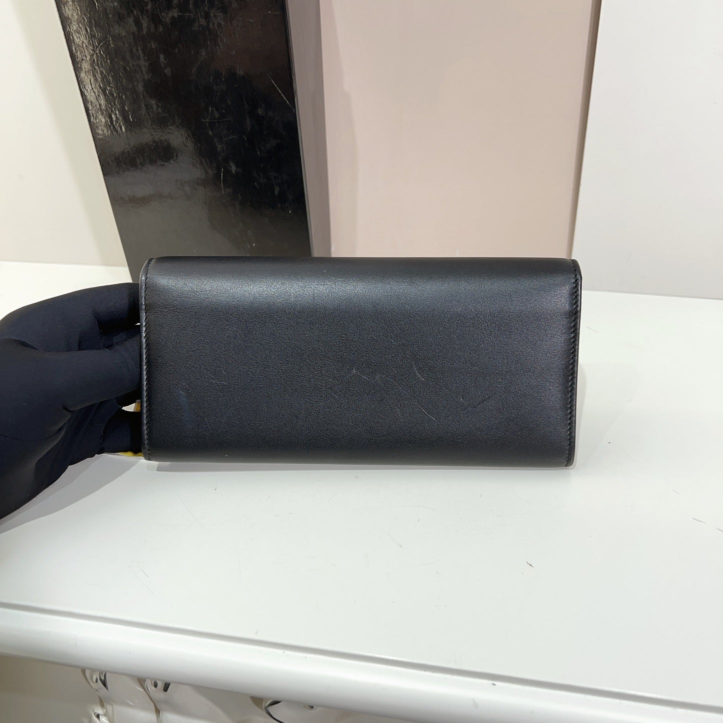 YSL black wallet