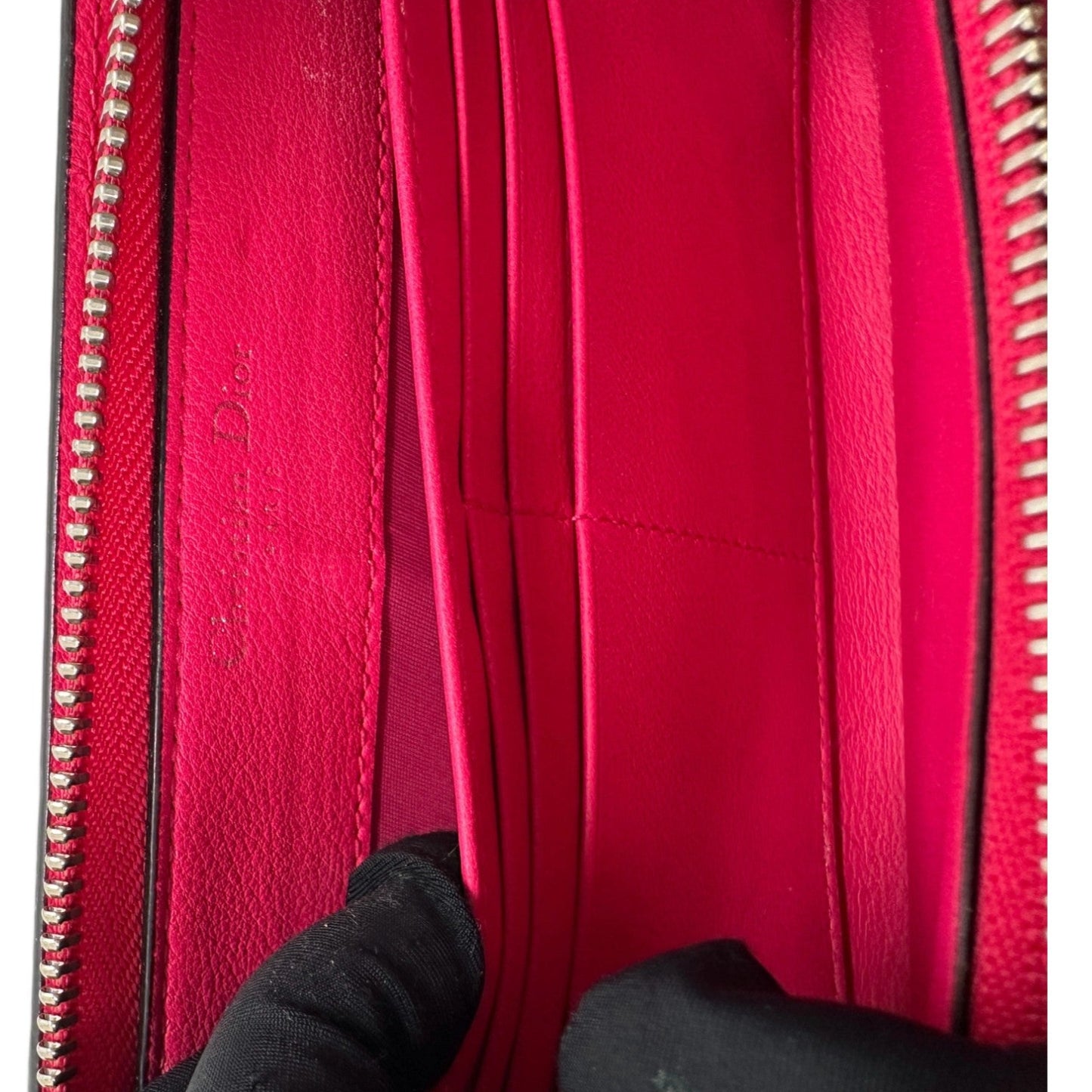 Dior Ostrich leather wallet