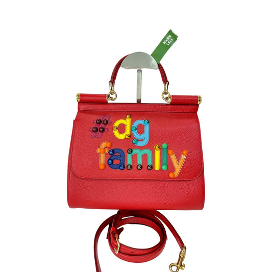 Dolce&Gabbana Red Sicily Bag